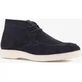 Van Beers suède heren veterschoenen donkerblauw maat 46