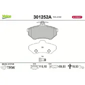 Valeo 301252A Remblokken