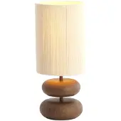 Light & Living Schemerlamp Danialo 50,5cm - donker hout