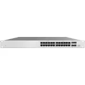Cisco Meraki MS125-24P, Beheerde switch, L2, Gigabit Ethernet (10/100/1000), Ondersteunt Power over Ethernet (PoE), Geschikt voor montage in een rack, 1U