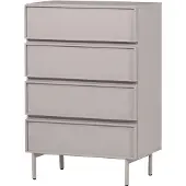 Woood Tours Ladekast 4 Lades - Melamine/ MDF - Zand - 102x70x42
