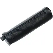 Pipoos Etui Alassio genuine leather - 21x6 cm - zwart