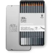 Winsor & Newton Studio - grafietpotloden - 12 stuks