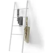 SmartaSaker Leana handdoekladder 51x152x4cm Hout Wit 1017445-660