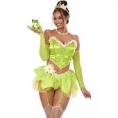 Leg avenue - Bayou Babe Kostuum - S - Groen