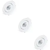 Livolo  Mini Inbouwspot | 3 Stuks | Wit | Kantelbaar en Richtbaar | IP44 |