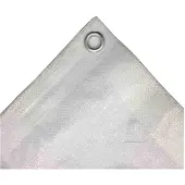 Boni-Shop® Afdekzeil 180g/m² 10x12m wit - Waterdicht, UV-bestendig Beschermzeil