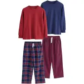 Next Nachtkledij chamois / navy / rood