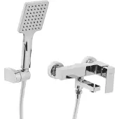 Beliani BALNEARIO - Wandgemonteerde badmengkraan - Zilver - Messing