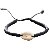 Marama - armband - white - black - shell