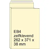 Diversen Zakenvelop met balg crème 262 x 371 x 38 mm - EB4 zelfklevend (125 stuks)