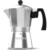 Taurus Minimoka 9, koffiekan, zilver, aluminium, voor 9 kopjes, roestvrij staal