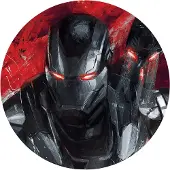 Komar Fotobehang Avengers Painting War-Machine