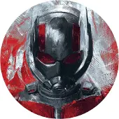 Komar Fotobehang Zelfklevend vlies - Avengers Painting Ant-Man - Afmeting 125 x 125 cm