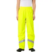 Vaude - Women's Luminum Rain Pants - Fietsbroek 46, geel