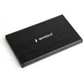 Gembird Externe HDD behuizing 2.5' SATA USB3.0 zwart (brushed)