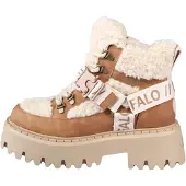 Buffalo Veterlaarsjes 'Aspen' lichtbeige / bruin
