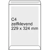 Diversen Bordrug envelop wit 229 x 324 mm - C4 zelfklevend (100 stuks)