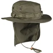 Teesar Bushhoed met nekflap 55 cm / S groen