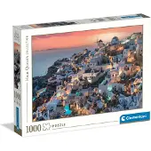 Clementoni - Puzzel - 1000 Stukjes - Shades of Santorini - Puzzel Voor Volwassenen - High Quality Collection
