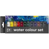 Panduro aquarelverf set - 12x 12 ml