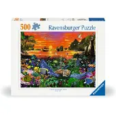 Ravensburger puzzel Reef Turtle - legpuzzel 500 stukjes schildpad.