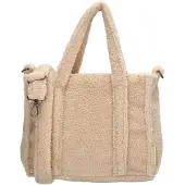 Beagles Fluffy Teddy Handtas/Schoudertas Lugo Cream