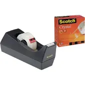 Scotch Plakbandhouderset Crystal Clear C38 Zwart 19 mm (B) x 10 m (L)