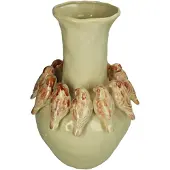 HD Collection Vase Bird Stoneware Terra 27.7x27.7x41cm