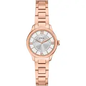 Fossil Analoog horloge 'GILMORE' rose-goud / grijs / wit