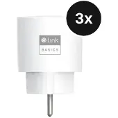 Tink Basics Smart Plug met Matter - 3-pack