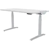Fellowes Levado Elektrisch Hoogteverstelbaar Zit-sta-bureau Rechthoekig T-Voet 1.829 (B) x 698 (D) x 1.257 (H) mm Gemelamineerde spaanplaat, PVC (Polyvinylchloride), Staal