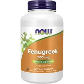 Now Fenugreek 500 mg (250 Capsules)