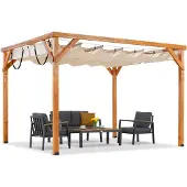 Garden Point Houten terraspergola Aruba 3 x 3,7 m