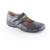 Durea 5680 wijdte E Bandschoenen | Maat 4.5 Dames Blauw