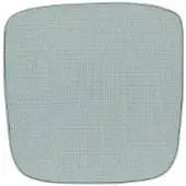 Unique living wickerstoelkussen bliss outdoor aqua blue -46x47x4cm