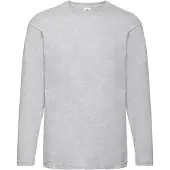 Fruit Of The Loom Unisex adult valueweight t-shirt met lange mouwen