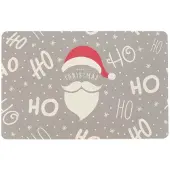 Unique living placemat hohoho 30x45cm silver