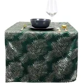 Unique living | tafelloper sid 45x150cm dark green