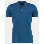Bos Bright Blue Polo korte mouw piqué donker new lobra/4211