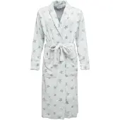 Louise Fleece badjas dames met sterren