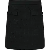 Smashed Lemon Zwarte tweed rok |