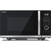 Sharp YC-QG234AE-B Magnetron met grillfunctie, magnetron: 900W, grill: 1000W, 10 vermogensniveaus, zwart