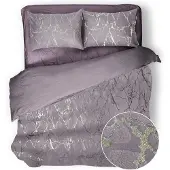 Eleganzzz Dekbedovertrek Marbel Foil Velvet - rose 200x200/220cm