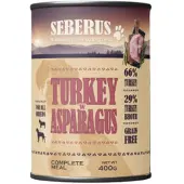 Seberus Turkey w/Asparagus graanvrij natvoer hond 6 x 400 g