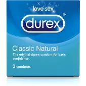 Durex Classic Natural - Condooms - 3 stuks
