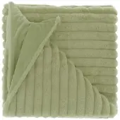 Unique living plaid peppe tea green -150x200cm