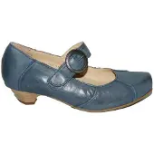 Verhulst 0370102 wijdte H Bandschoenen | Maat 8.5 Dames Blauw