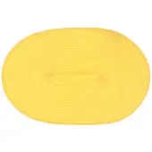 Unique living placemat daisy ovaal rotan - 45x30cm