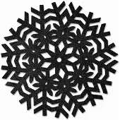Unique living | placemat ice | rond | polyester | | Ø38cm